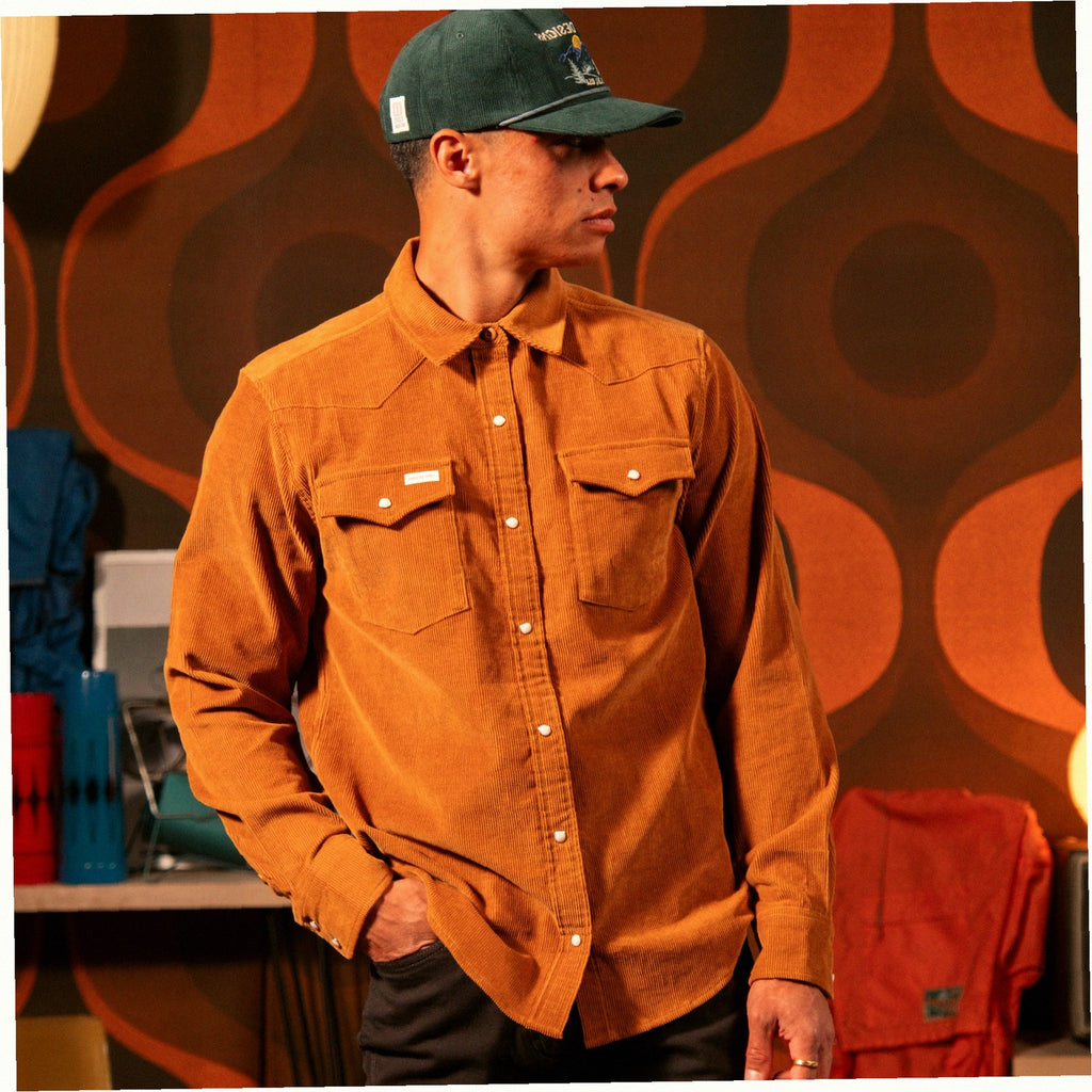 Mountain Shirt Long Sleeve Corduroy - Mens