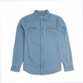 Mountain Shirt Long Sleeve Denim - Mens