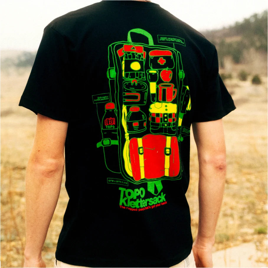 Topo Designs x Pine Printshop Klettersack Tee