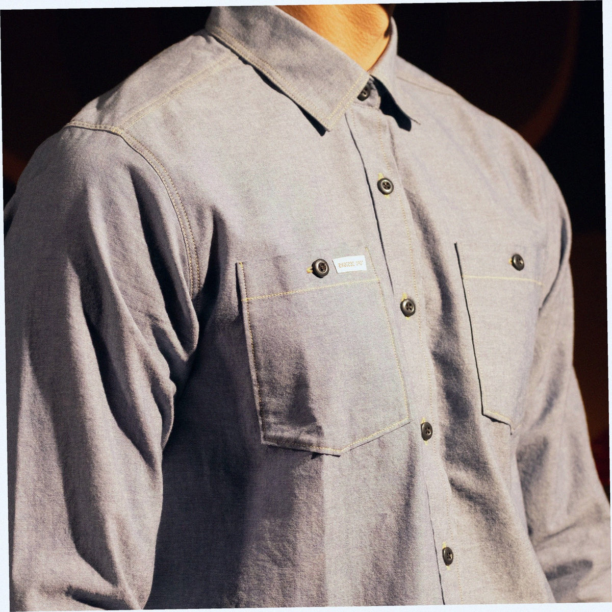 Utility Shirt Chambray - Unisex - Final Sale