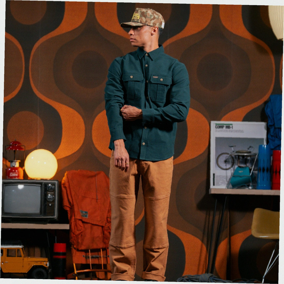 Utility Shirt Moleskin - Mens