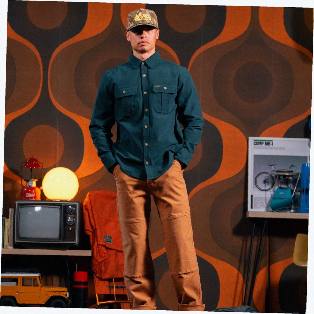 Utility Shirt Moleskin - Mens